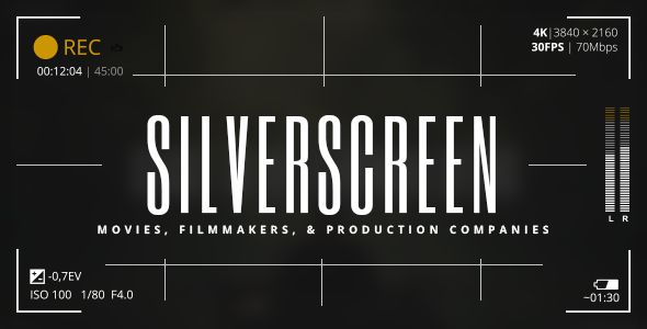 Silverscreen – A WordPress Theme for Movies, Filmmakers, and Production Companies