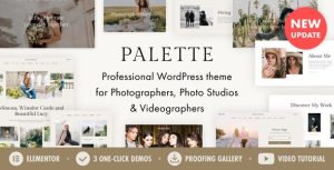 Palette — Photographer Portfolio 3.5