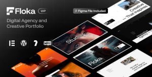Floka – Digital Agency Portfolio WordPress Theme