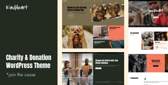 KindHeart - Charity and Donation WordPress Theme
