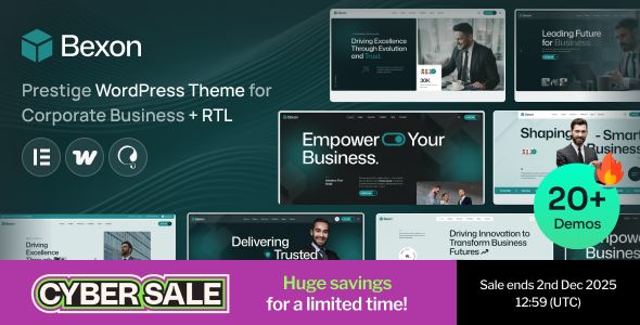 Bexon – Corporate Business WordPress Theme