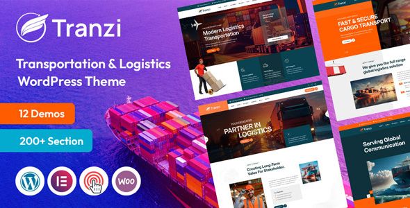Tranzi - Transportation & Logistics WordPress Theme