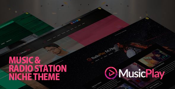 MusicPlay – Music DJ Responsive WordPress Theme