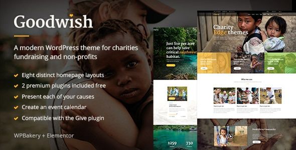 Goodwish – Charity Nonprofit Theme