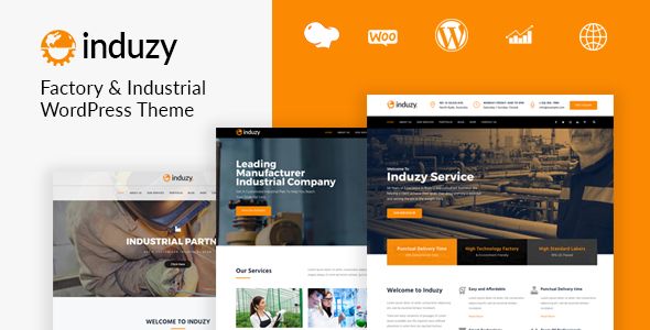 Induzy – Factory Industrial WordPress Theme
