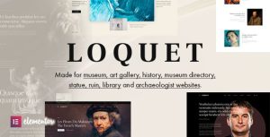 Loquet – Museum History WordPress Theme
