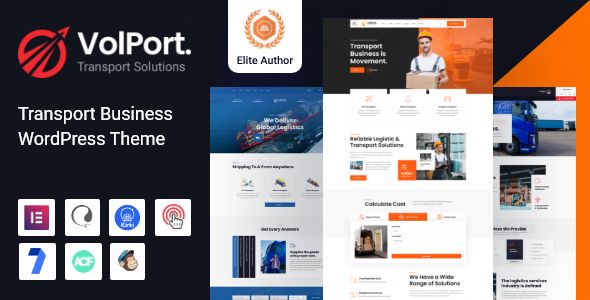 Volport – Logistics Transport WordPress Theme