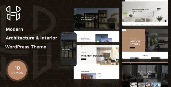 Hellix – Modern Architecture Interior Design WordPress Theme