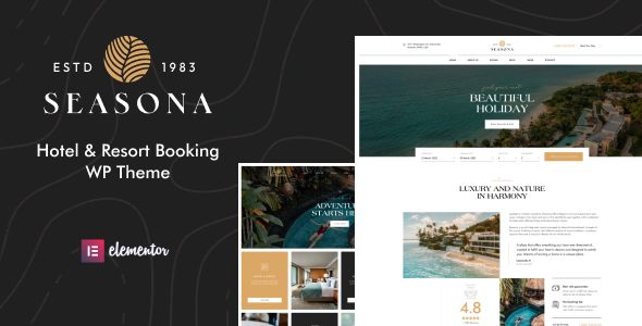 Seasona – Hotel Resort Booking WordPress Theme