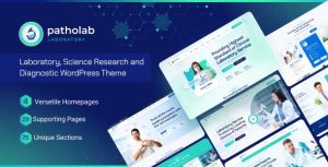 Patholab – Laboratory Science Research WordPress Theme