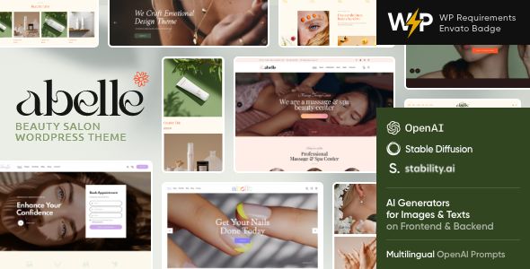 Abelle – Beauty Salon Elementor WordPress Theme
