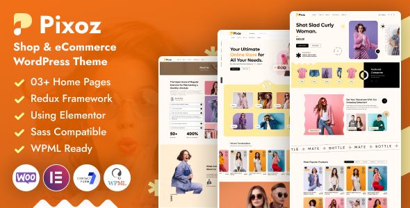 Pixoz – Fashion Shop eCommerce WordPress Theme