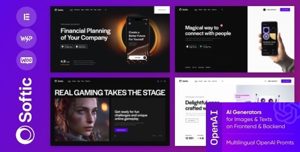 Softic – SaaS Software Application WordPress Theme