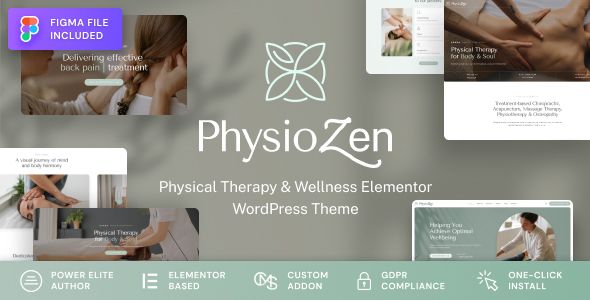 PhysioZen – Chiropractor Physiotherapy Wellness WordPress Theme