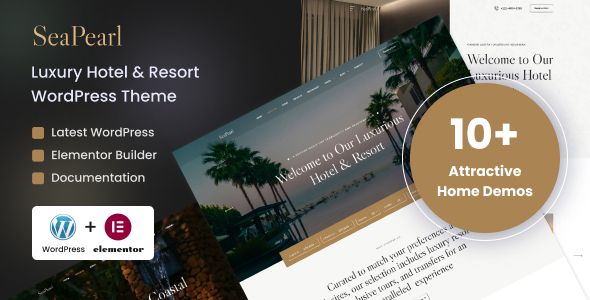 SeaPearl – Luxury Hotel Resort WordPress Theme