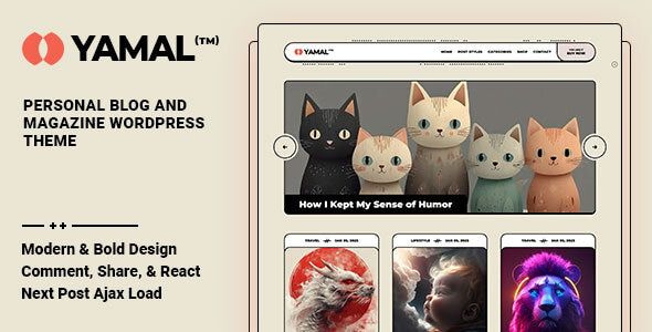 Yamal – Blog Magazine WordPress Theme