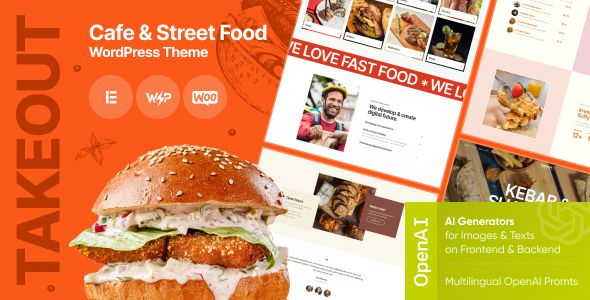 Takeout – Cafe Fast Food WordPress Theme