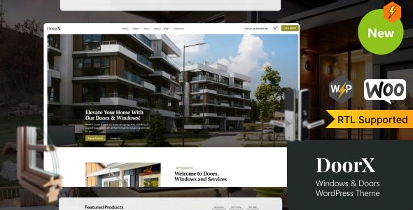 DoorX – Windows Doors WordPress Theme