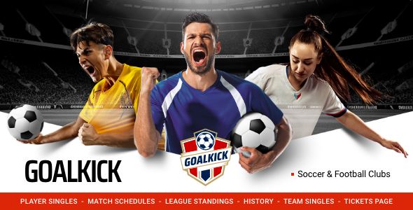 GoalKick – Soccer and Football Club WordPress Theme