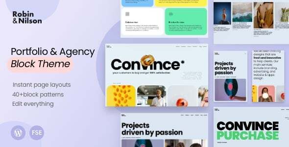 Robin and Nilson – Digital Agency WordPress Theme