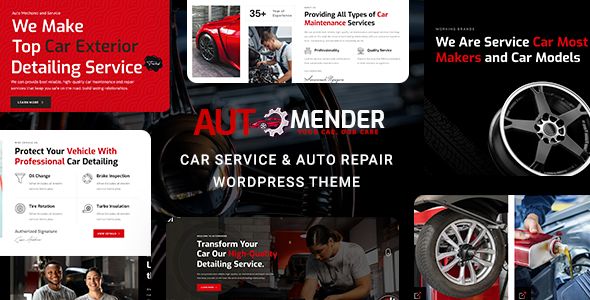 Automender- Car Repair Service WordPress Theme