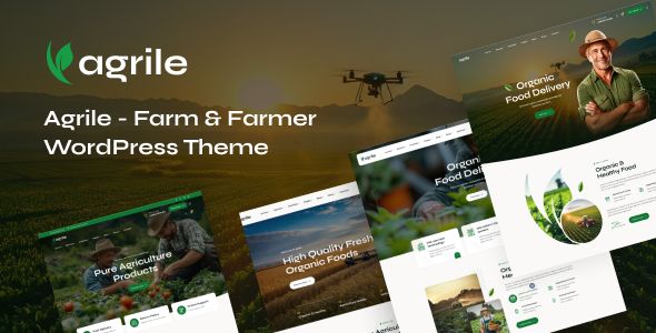 Agrile – Farm Farmer WordPress Theme