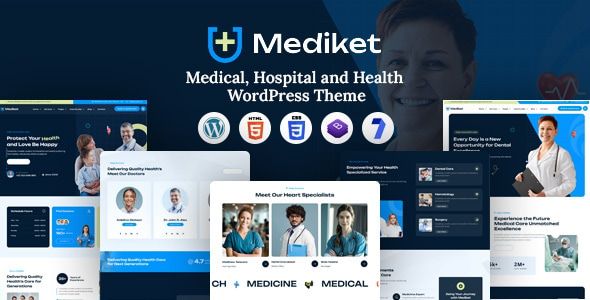 Mediket – Medical and Health WordPress Theme