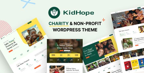 KidHope – Charity Non-Profit WordPress Theme