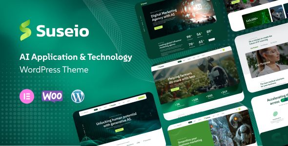 Suseio – AI Application Technology WordPress Theme