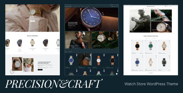 PrecisionCraft – Watch Store WooCommerce WordPress Theme