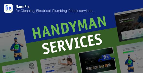 NanoFix – Handyman services WordPress theme