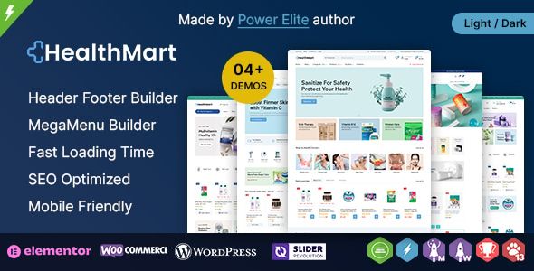 HealthMart – Pharmacy and Medical Store Healthy WordPress Theme