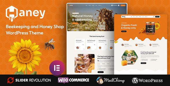Haney – Beekeeping and Honey Shop Theme