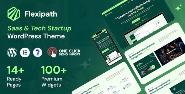 Flexipath – Saas and Tech Startup WordPress Theme