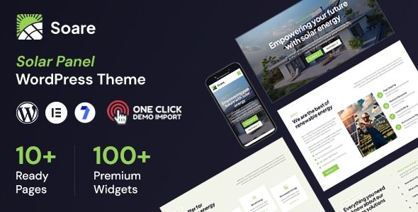 Soare – Solar Panel WordPress Theme