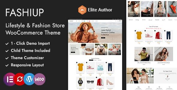 Fashiup – Fashion Apparel Store WordPress WooCommerce Theme