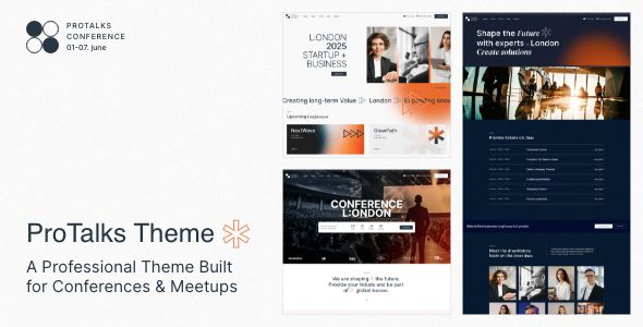 ProTalks – Business Conference WordPress Theme