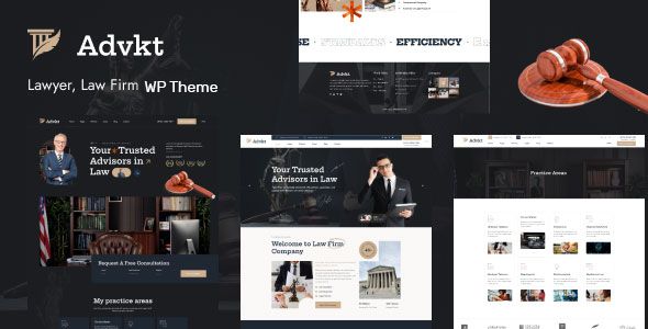 Advkt – Lawyer Attorney Law Firm WordPress Theme