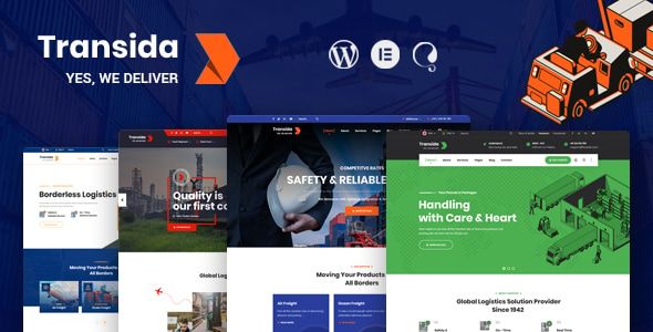 Transida – Logistics WordPress Theme