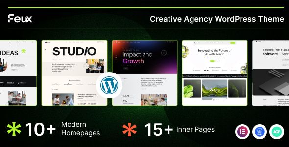 Feux – Creative Digital Agency WordPress Theme