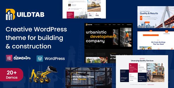 BuildTab – Construction Firm WordPress Theme