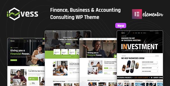 Invess – Accounting Finance Consulting WordPress Theme