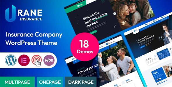 Urane – Insurance Company WordPress Theme