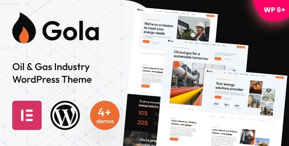 Gola – Oil Gas Industry WordPress Theme