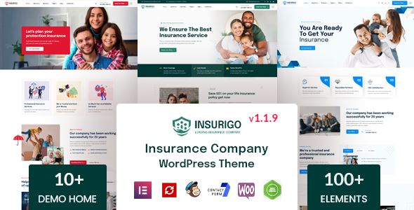 Insurigo – Insurance WordPress Theme