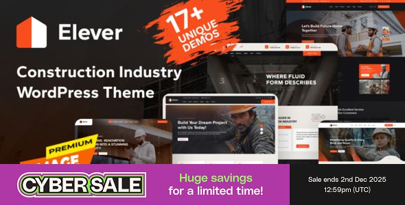 Elever – Construction WordPress Theme