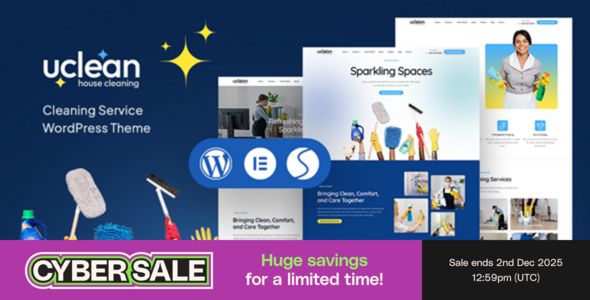 Uclean – Cleaning Service WordPress Theme