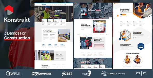 Konstrakt – WordPress Theme for Construction