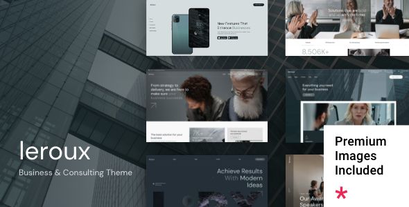 Leroux – Business Consulting WordPress Theme
