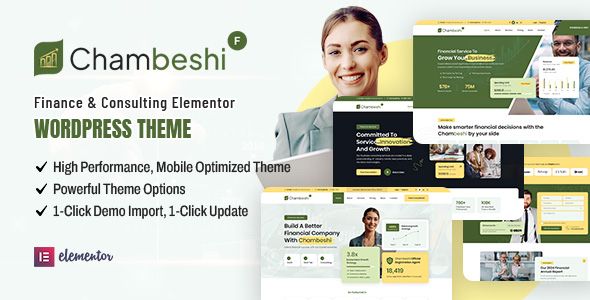 Chambeshi – Finance Consulting Elementor WordPress Theme